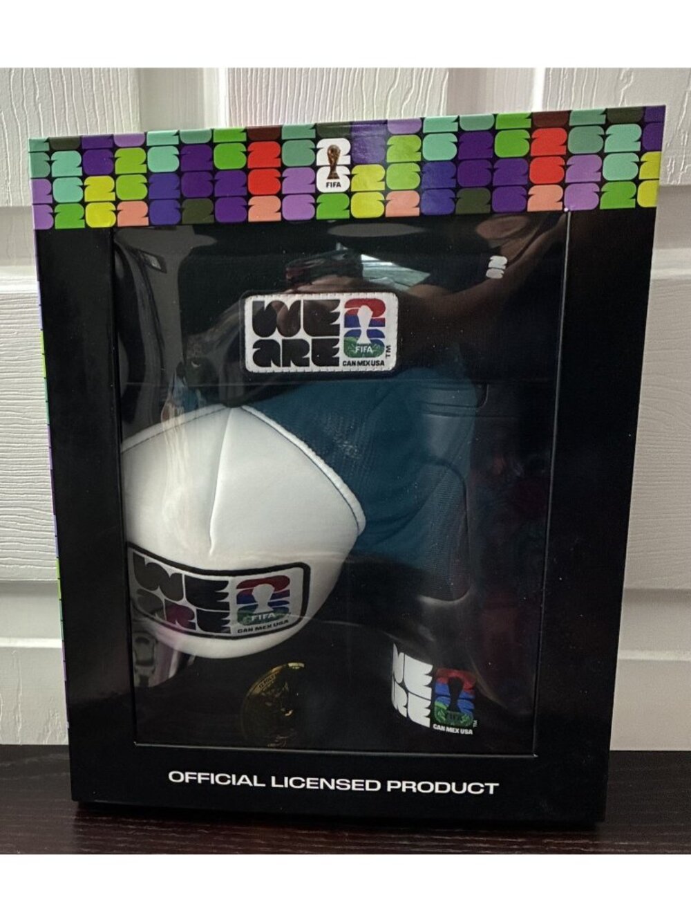 Official FIFA World Cup 2026 We Are 26 Gift Box Hat Cup Coin CAN MEX USA New